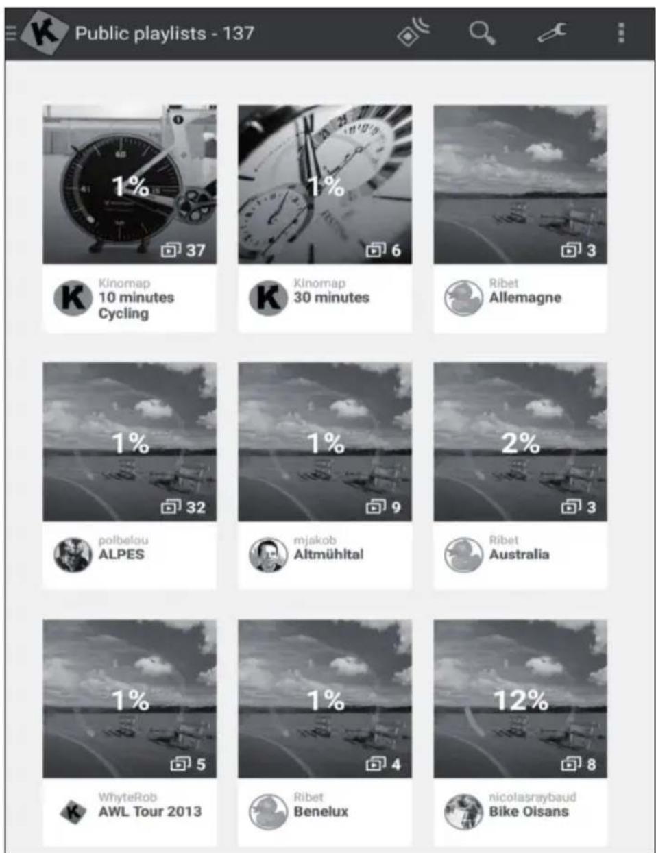 Klarfit Myon - Playlists - 1