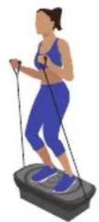 Klarfit Vibe VX - Standing - Exercises Legs, Buttocks &amp; Core Muscles - 1