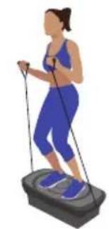 Klarfit Vibe VX - Resterbout-entraine les jambes,les fessiers et les muscles du torso - 1