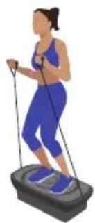 Klarfit Vibe VX - De pie - entrega las piernas, los glúteos y los musculos del tronco - 1