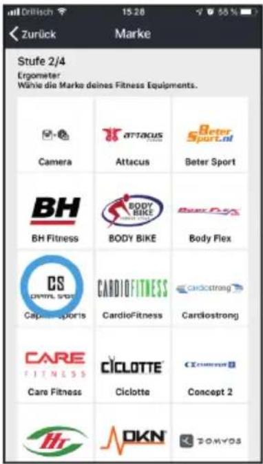 Capital Sports Galaxy Step Mini - Comment se connecter à Kinomap - 3