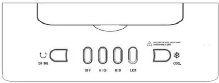 OneConcept Freshboxx - Buttons on the control panel - 1