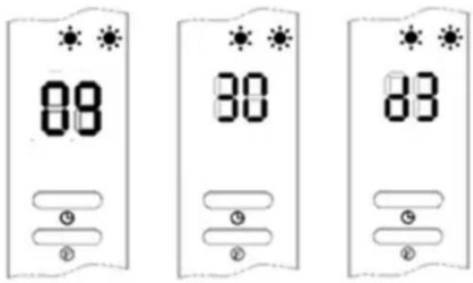 OneConcept Heat Spire - Ajustar la hora/fecha actual (posible tanto en el modo de espera como en el modo de funcionamiento) - 1