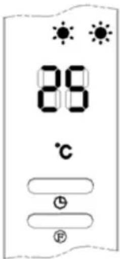 OneConcept Heat Spire - Réglage de la température - 1