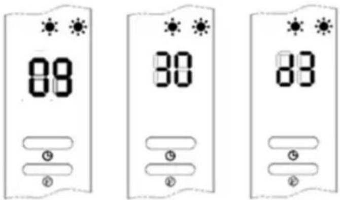 OneConcept Heat Spire - Impostazione dell'ora/data corrente (possibile sia in standby che in modalità operativa) - 1
