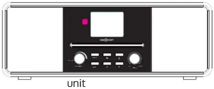 OneConcept Streamo CD - SCOPE OF SUPPLY - 1