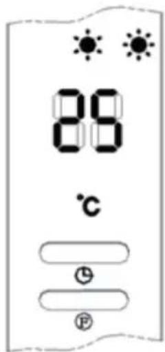 OneConcept Heat Spike - Réglage de la température - 1