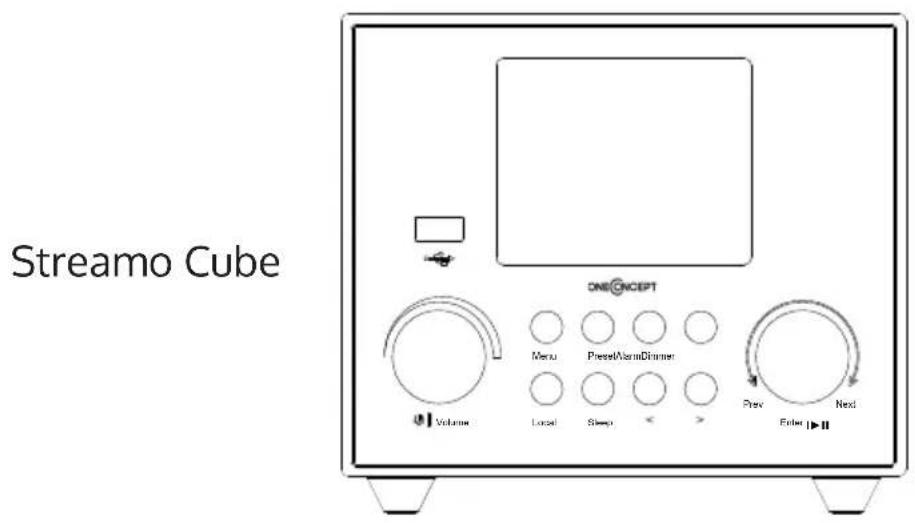 OneConcept Streamo Cube - LIEFERUMFANG - 1