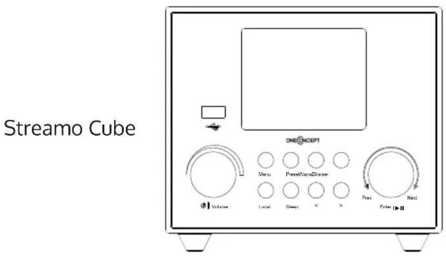 OneConcept Streamo Cube - CONTENU DE L'EMBALLAGE - 1