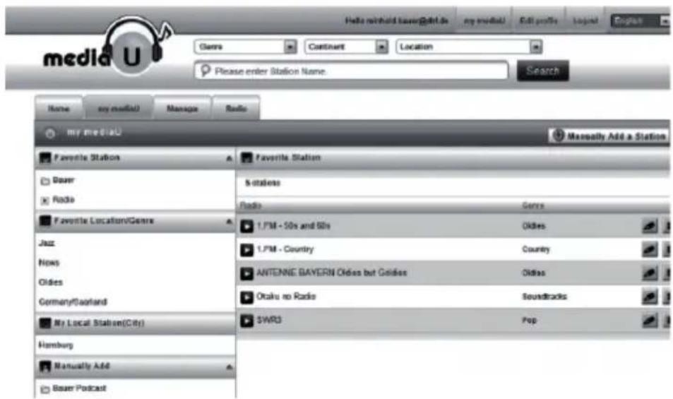 OneConcept Streamo Cube - Gestion de "My mediaU" - 4