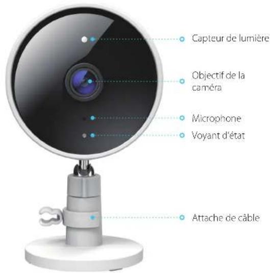 D-LINK DCS8302LH - Vue d'ensemble du matériel Avant - 1