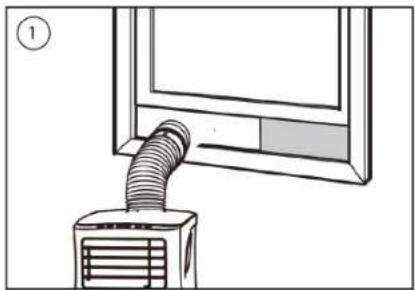 TRISTAR AC5670 - Installatie van de raamschuifset - 1
