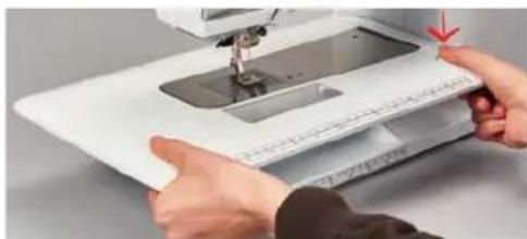 BERNINA 535 - Utiliser la table rallonge - 2