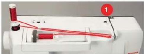 BERNINA 535 - Enfiler une aiguille triple - 2