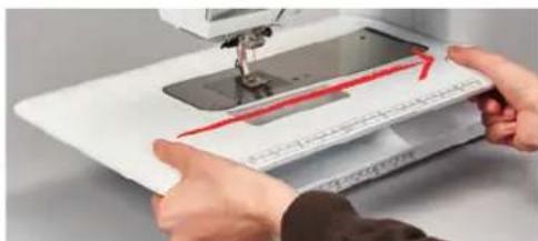BERNINA 535 - Utiliser la table rallonge - 1