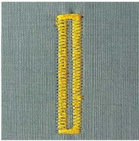 BERNINA 535 - Coudre une boutonnière automatique - 1