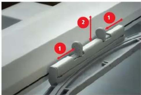 BERNINA 535 - Monter le cadre de broderie - 1