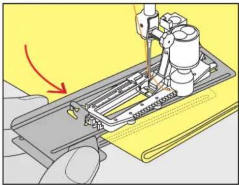 BERNINA 535 - Utiliser l'aide d'avancement - 1