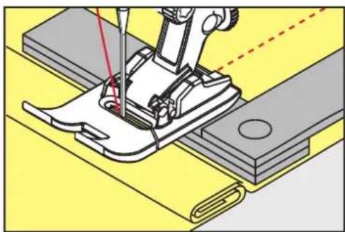 BERNINA 535 - Équilibrer les couches de tissus - 1