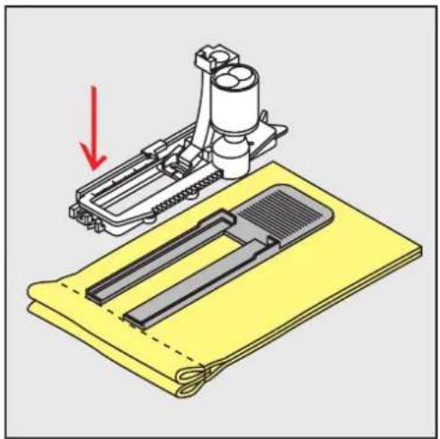 BERNINA 535 - Utiliser l'équilibrage de la hauteur - 1