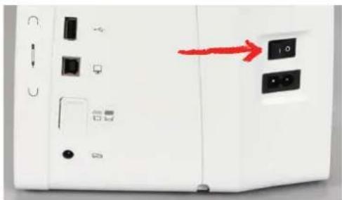 BERNINA 535 - Fixer le levier de genou - 4