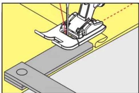 BERNINA 535 - Équilibrer les couches de tissus - 2