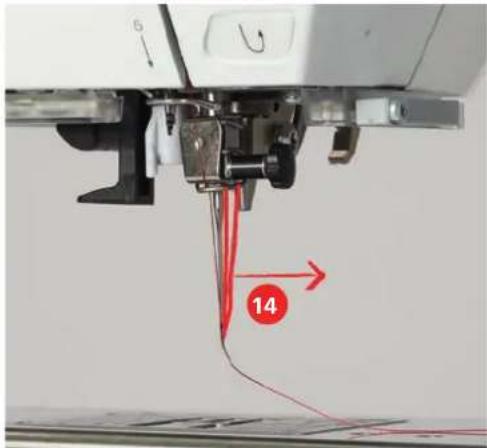 BERNINA 570 QE E - Enfilier I'aiguille - 4