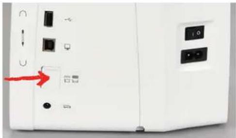 BERNINA 570 QE E - Régler la griffe d'entrainment - 1