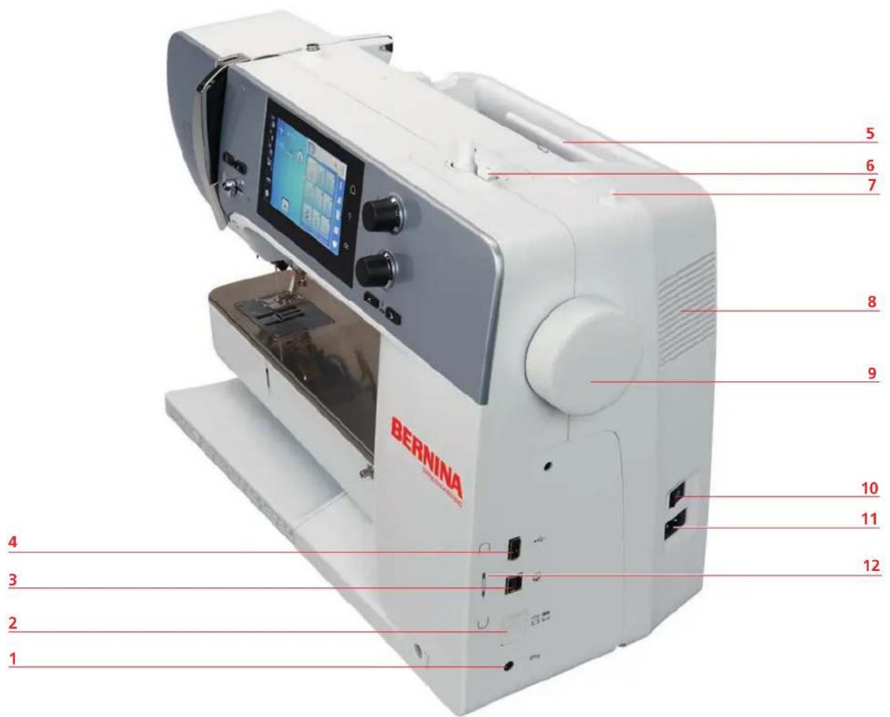 BERNINA 570 QE E - Aperçu devant - 2