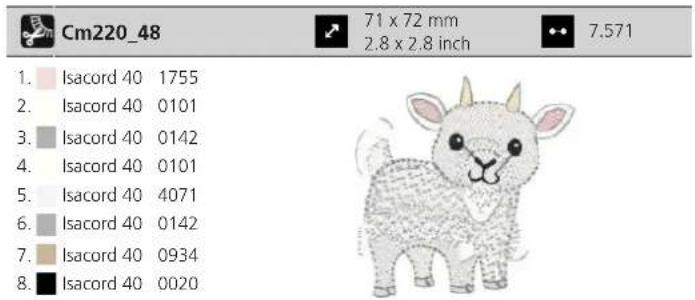 BERNINA 570 QE E - Animaux - 1