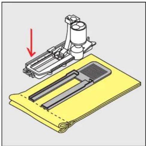 BERNINA 535 E - Utiliser l'équilibrage de la hauteur - 1