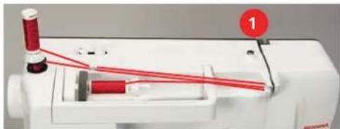 BERNINA 535 E - Enfilereuneaiguille triple - 2