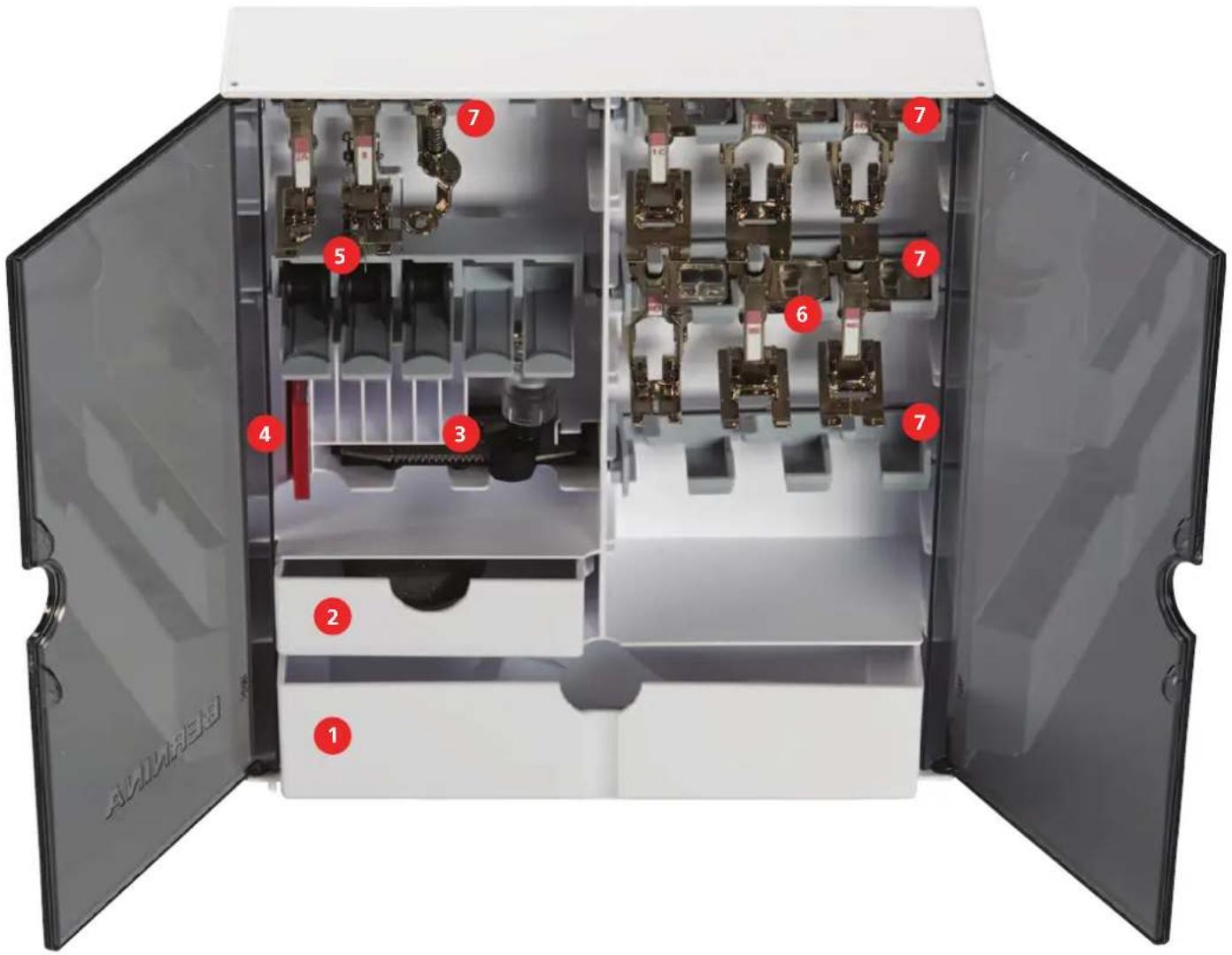 BERNINA 770 QE PLUS - Coffret d'accessoires - 1