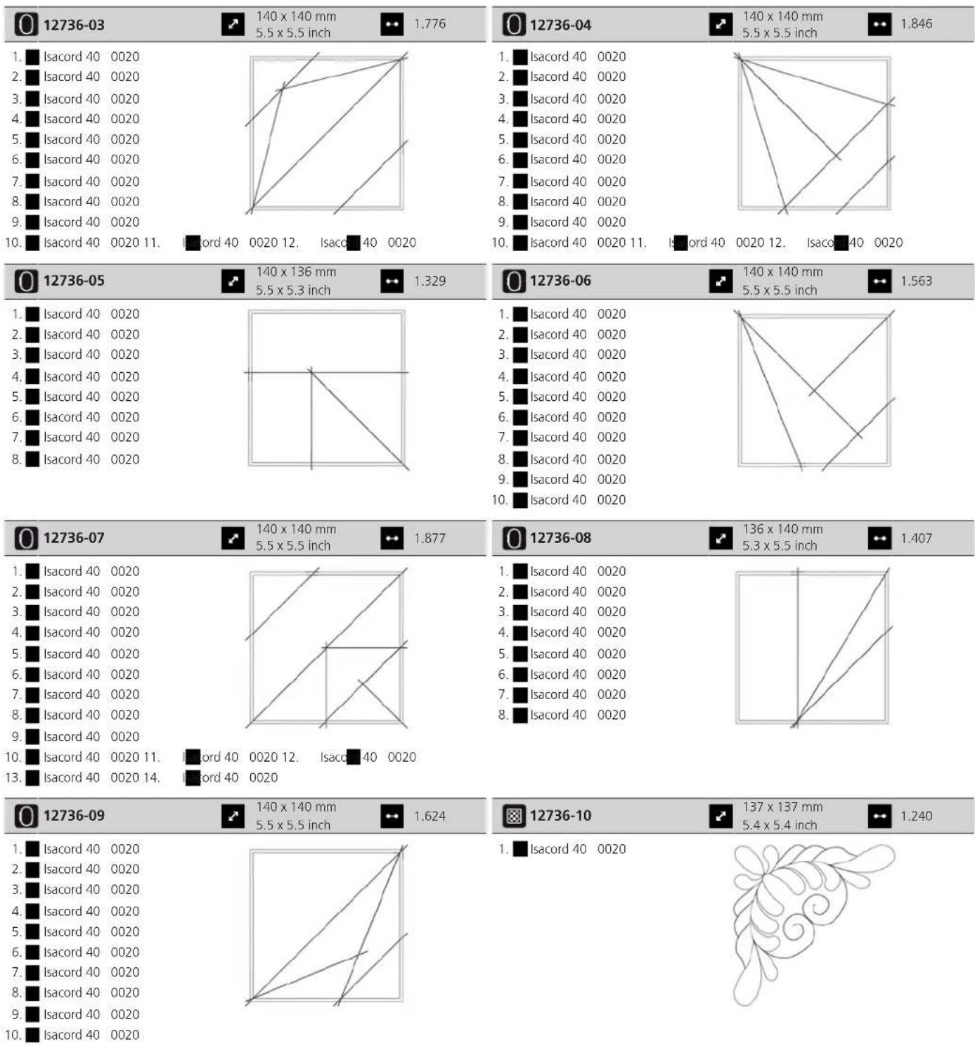BERNINA 770 QE PLUS - Motif de quilt - 10