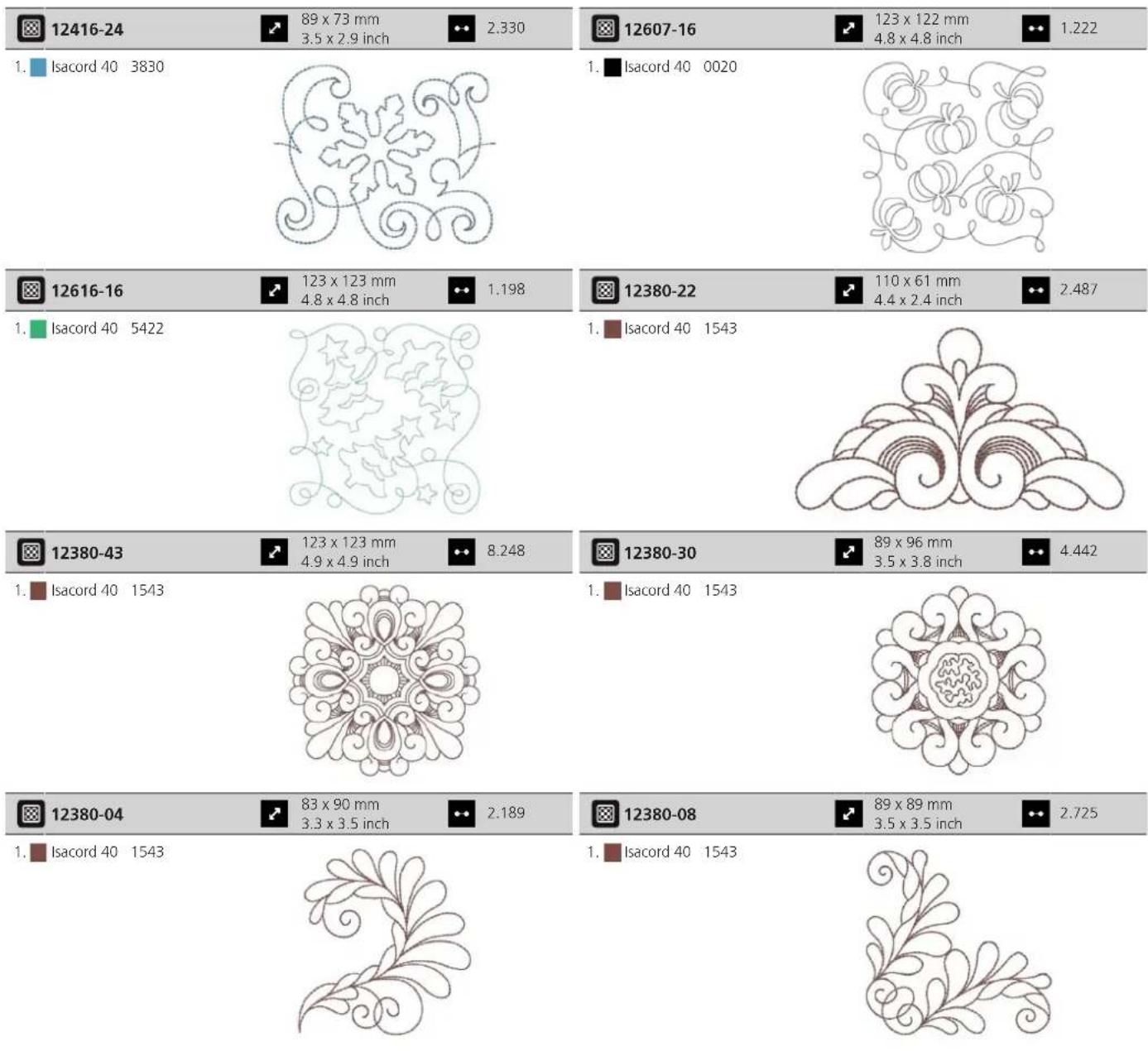 BERNINA 770 QE PLUS - Motif de quilt - 7