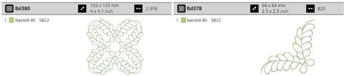 BERNINA 770 QE PLUS - Motif de quilt - 1