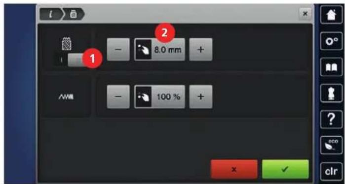 BERNINA 770 QE PLUS - Modifier le type de point - 3
