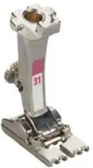 BERNINA 770 QE PLUS - Vue d'ensemble des pieds pour nervures - 2