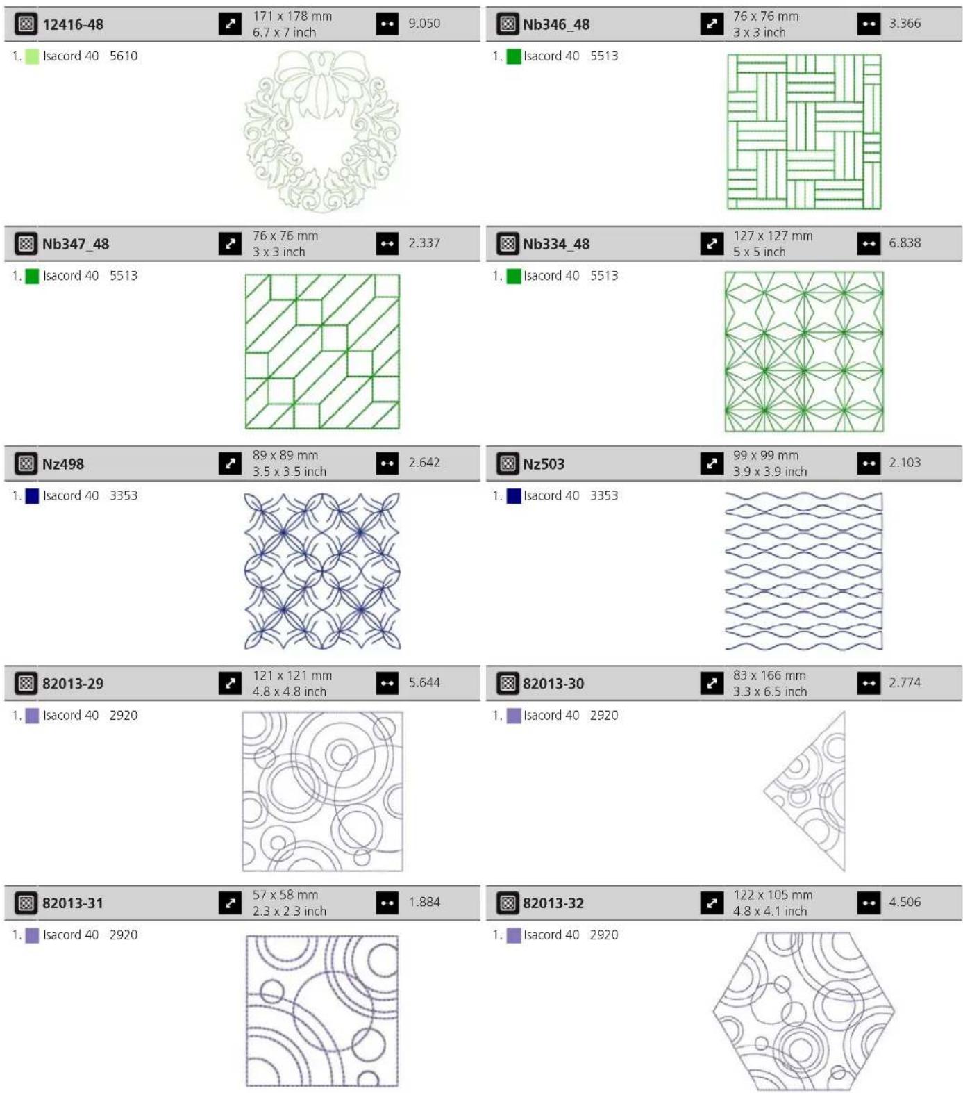 BERNINA 770 QE PLUS - Motif de quilt - 6