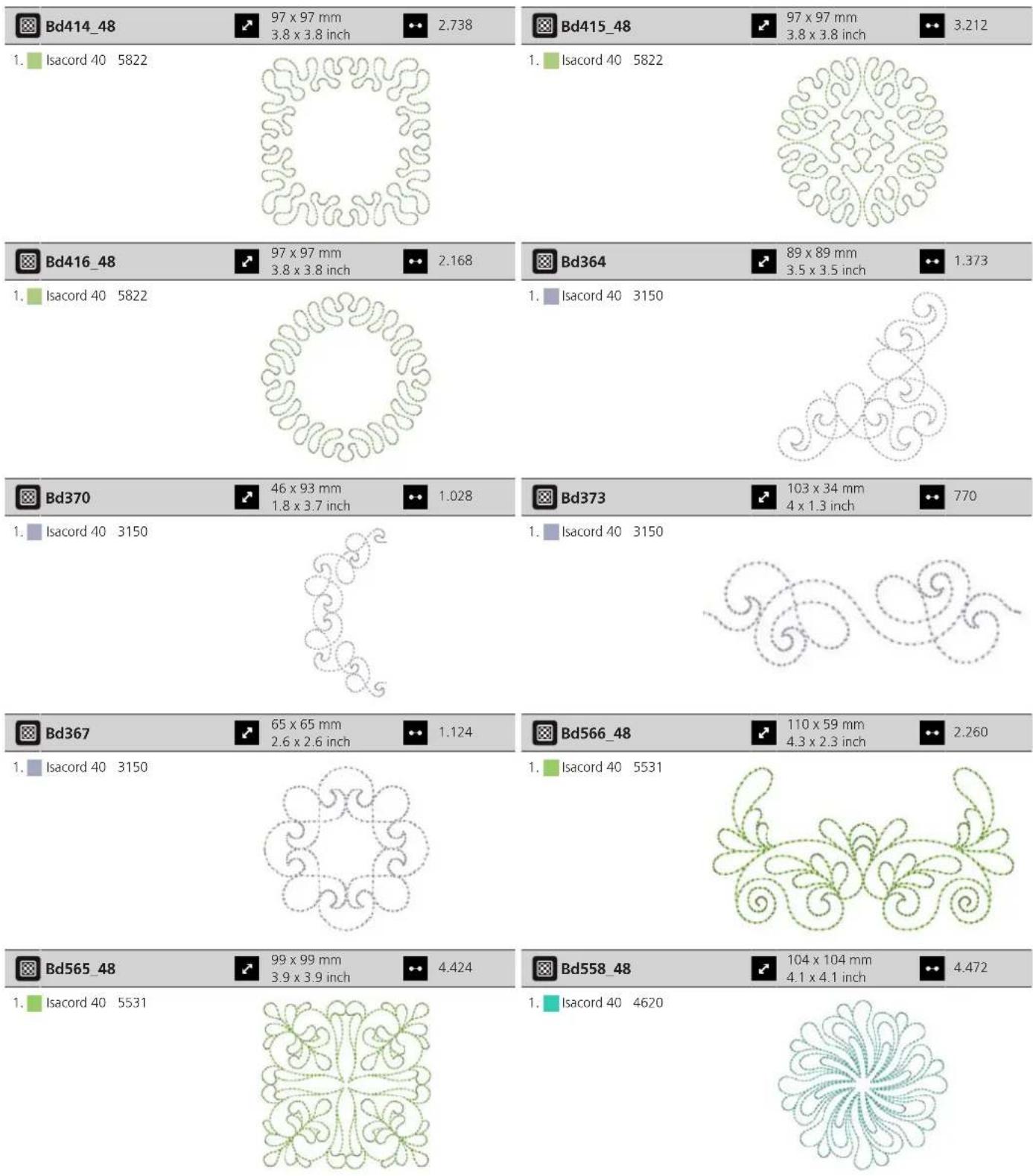 BERNINA 770 QE PLUS - Motif de quilt - 4
