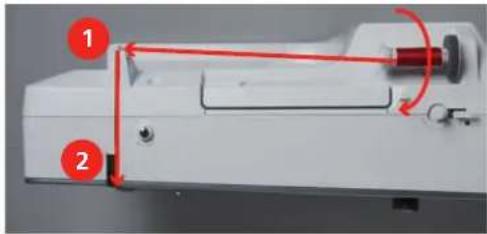 BERNINA 770 QE PLUS - Enfiler le fil supérieur - 1