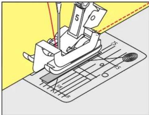 BERNINA 770 QE PLUS - Piquer serré des bords - 2