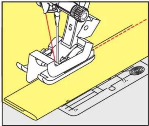 BERNINA 770 QE PLUS - Coudre un bord d'ourlet - 3
