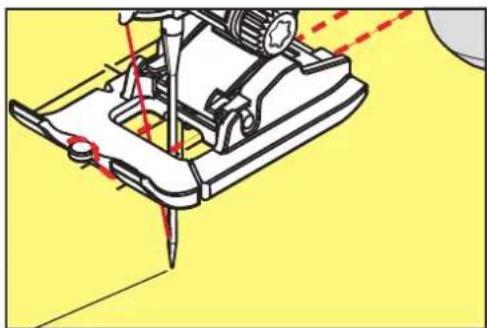 BERNINA 770 QE PLUS - Utilisation de ganse avec le pied pour boutonnière #3C - 2