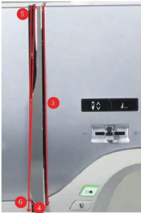 BERNINA 790 PLUS Crystal Edition - Enfilier le fil supérieur - 2