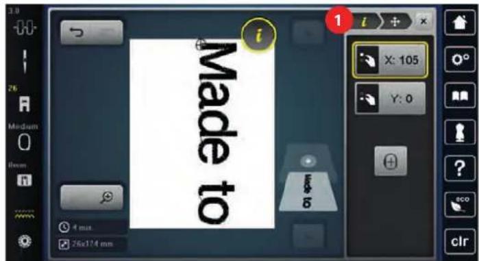 BERNINA 790 PLUS Crystal Edition - Modifier les mots/phrases - 4