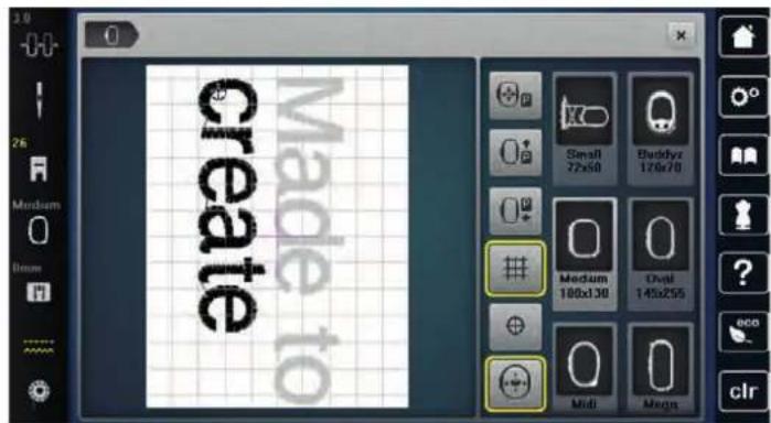 BERNINA 790 PLUS Crystal Edition - Modifier les mots/phrases - 8