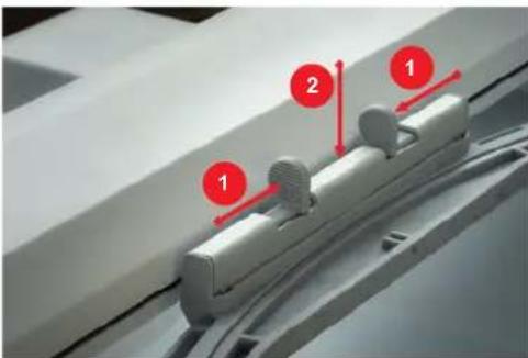 BERNINA 500 - Monter le cadre de broderie - 1