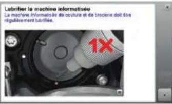 BERNINA 700 E - Messages d'erreur - 16