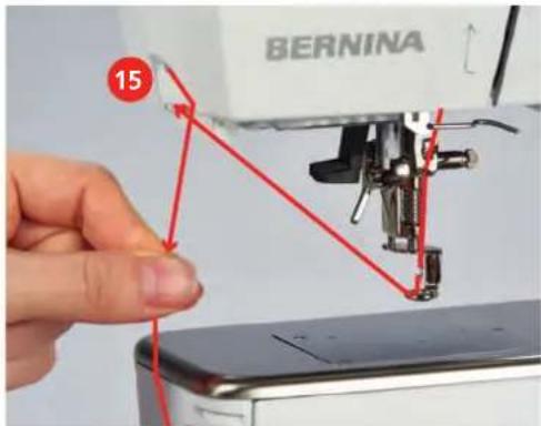 BERNINA 700 E - Enfiler le fil supérieur - 7